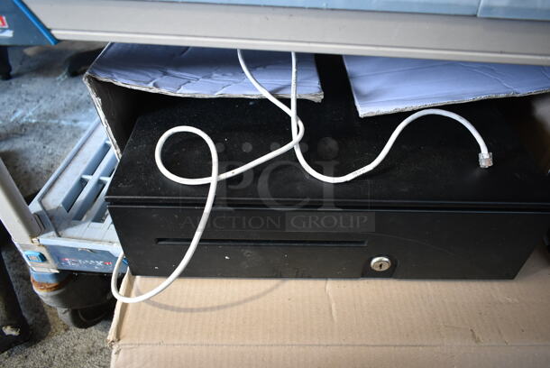 IN ORIGINAL BOX! Black Metal Cash Drawer. - Image 4 of 4