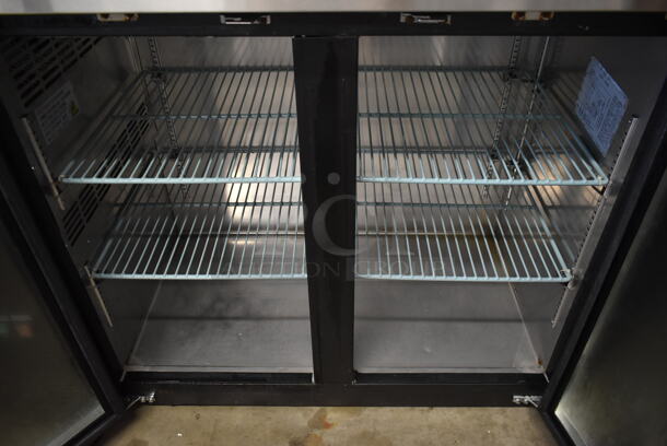 Spartan SGBBB-48 Metal Commercial 2 Door Back Bar Cooler Merchandiser. 115 Volts, 1 Phase. Tested and Working! - Image 4 of 6