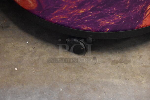 Metal Commercial Portable Drink Ice Cooler Merchandiser on Casters. - Image 4 of 6