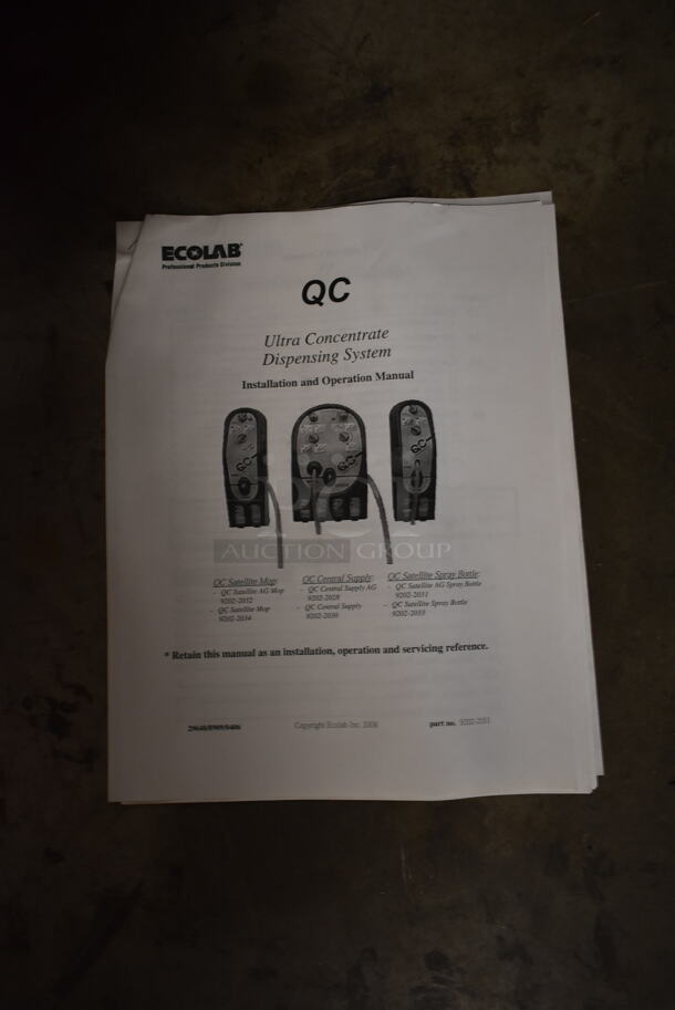 BRAND NEW IN BOX! Ecolab QC SAT MOP Ultra Concentrate Dispensing System. Goes GREAT w/ Lot 31. - Image 4 of 8