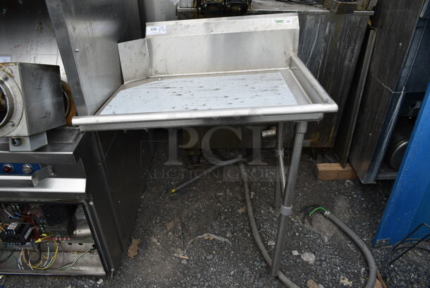 Regency 600CDT36R Stainless Steel Commercial Right Side Clean Side Dishwasher Table. - Image 1 of 4