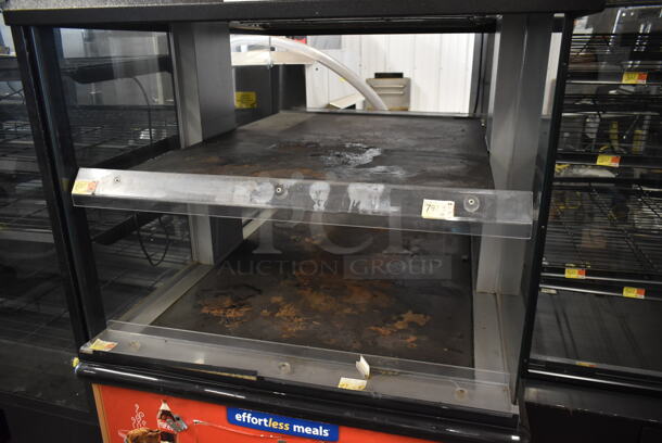 Custom Deli's Inc Metal Commercial 2 Tier Warming Display Case on Commercial Casters. 120-208 Volts, 1 Phase. - Image 4 of 7