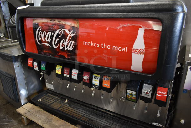 Cornelius ED300-BCH Stainless Steel Commercial Countertop 8 Flavor Carbonated Beverage Machine. 115 Volts, 1 Phase.  - Image 3 of 6