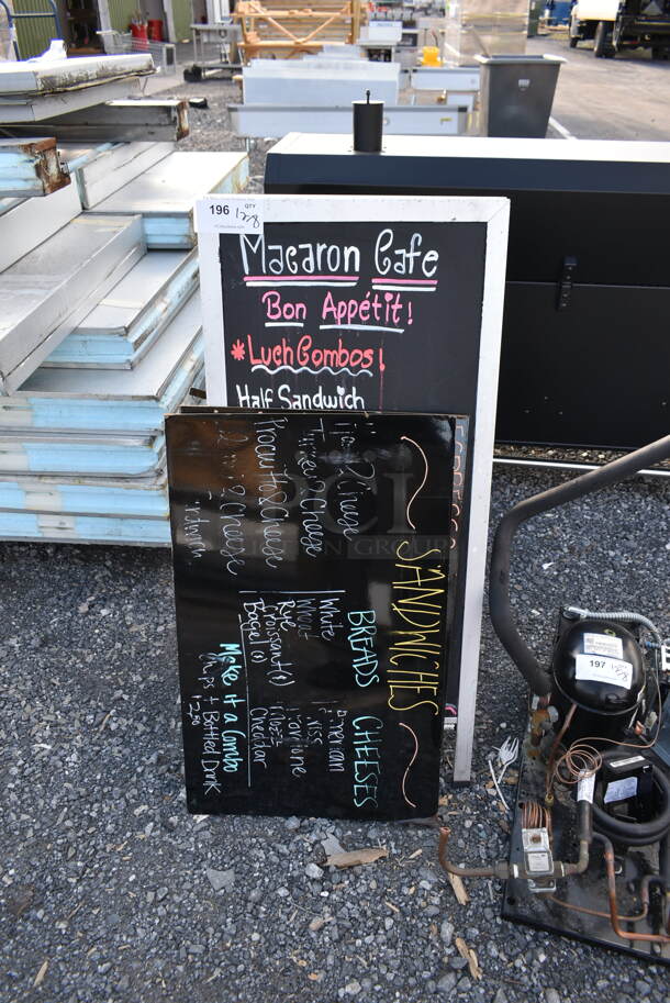 A Frame Sidewalk Sign w/ 2 Sign Boards. - Image 1 of 3
