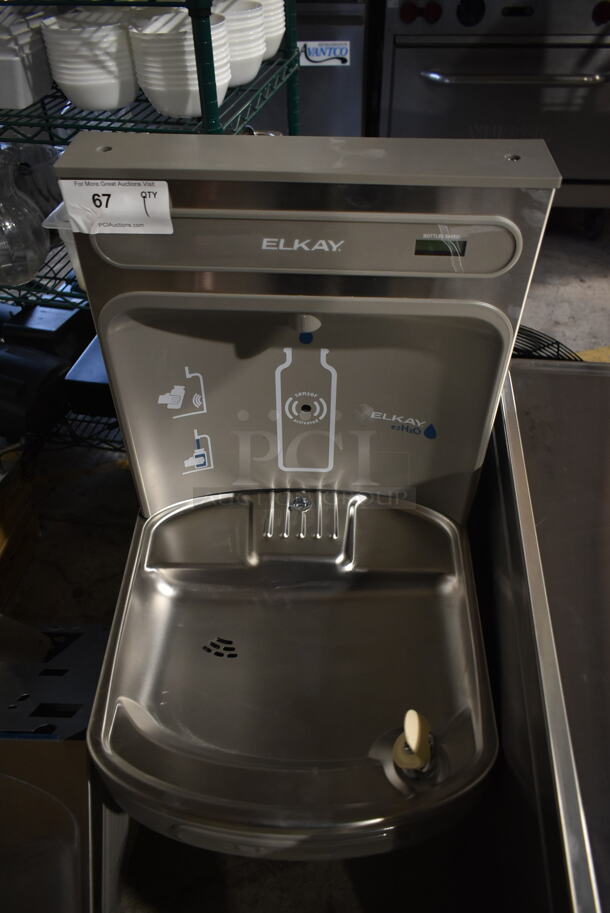 BRAND NEW SCRATCH AND DENT! Elkay EZWSR 1D Metal Wall Mount Water Fountain w/ Bottle Filler. 115 Volts, 1 Phase. - Image 2 of 6