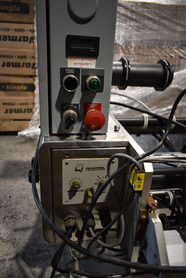 Quadrel TL2 Semi Automatic Labeling Machine 120 Volts, 1 Phase. Tested and Working! - Image 7 of 9
