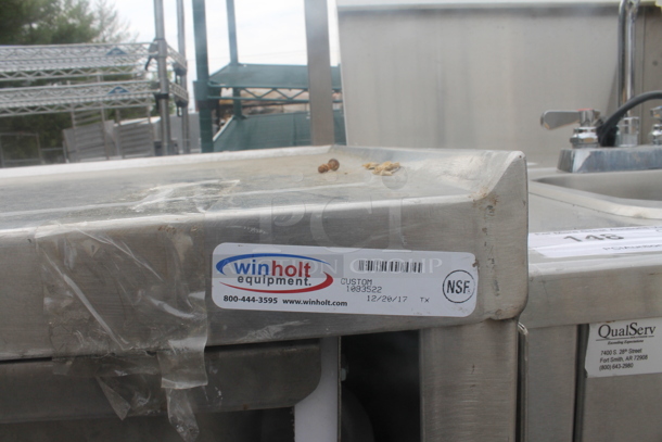 Win-holt Stainless Steel Commercial Table w Under Shelf w/ Drawer on Commercial Casters. - Image 7 of 7