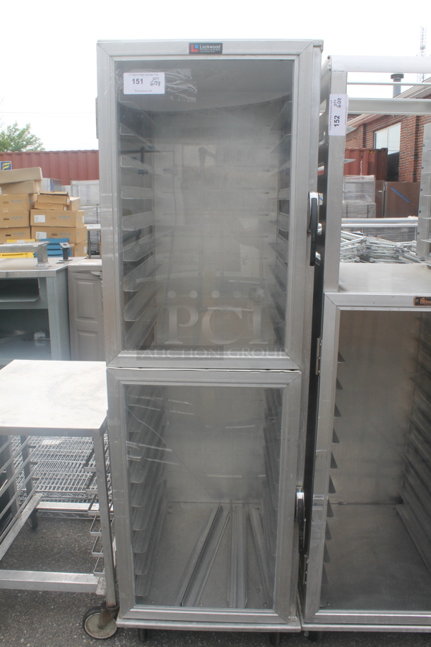 Lockwood Metal Commercial Enclosed Pan Transport Rack on Commercial Casters. - Image 1 of 9