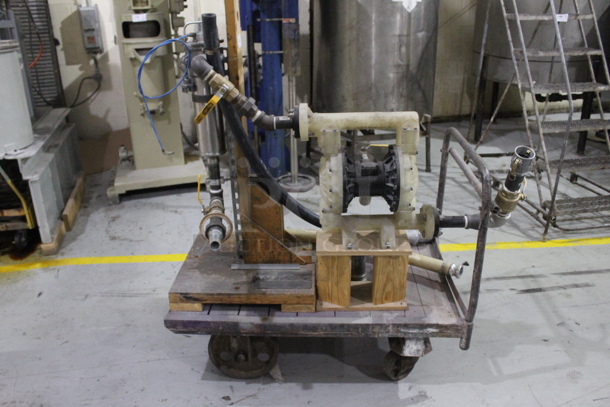 DB2988 Metal Commercial Compressor on Cart. - Image 1 of 6