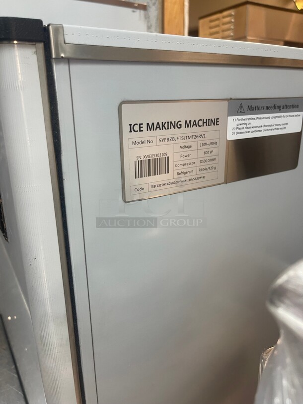 Brand New! Commercial Ice Maker Machine 300 lb of Ice Per Day NSF 115 Volt No Ice Bin Tested and Working! - Image 4 of 7