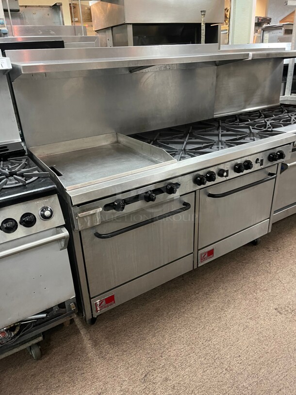 Fully Refurbished! Southbend Commercial 6 Burner flat Grill Griddle With Two Ovens Natural Gas NSF Tested and Working! - Image 2 of 7