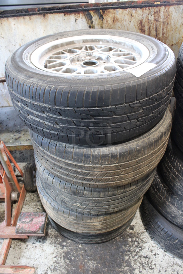 5 Various Tires Including Charger GT 225/55R16. Includes 25x9x25. 5 Times Your Bid!