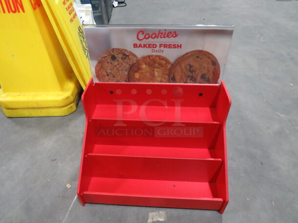 One 3 Tier Cookie Shelf. 15X11X16