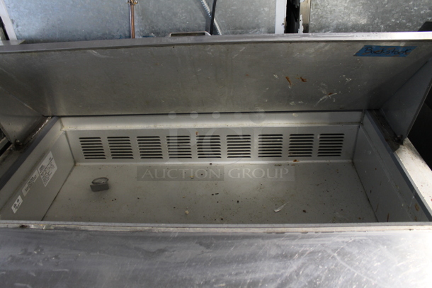 2013 Leader ESLM48S/C Stainless Steel Commercial Sandwich Salad Prep Table Bain Marie Mega Top. Tested and Working! - Image 2 of 6