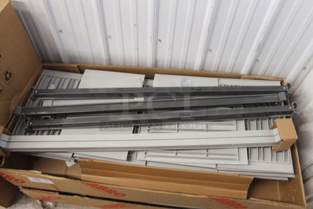 2 BRAND NEW IN BOX Cambro CPSK1848S4480 Camshelving® Premium 18" x 48" Shelf Kit with 4 Solid Shelves. 2 Times Your Bid! - Image 4 of 5