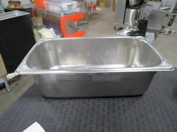 One 1/3 Size 4 Inch Deep Hotel Pan.