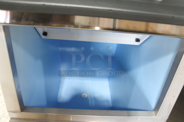 BRAND NEW! 2022 Hoshizaki KM-350MAJ Stainless Steel Commercial Ice Head on Commercial Ice Bin. 115 Volts, 1 Phase.  - Image 4 of 5