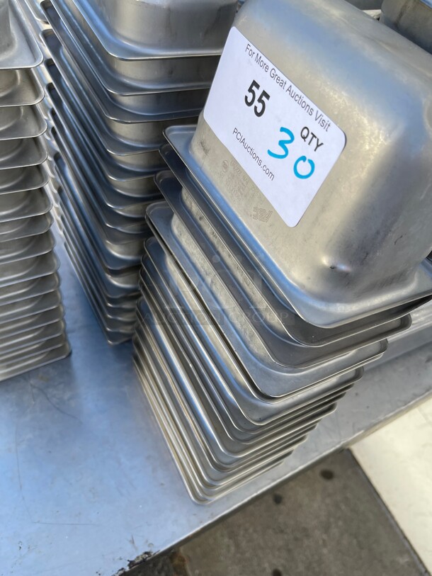 Clean! Commercial Stainless Steel Food Grade Containers 1/8 Size NSF  - Image 4 of 7