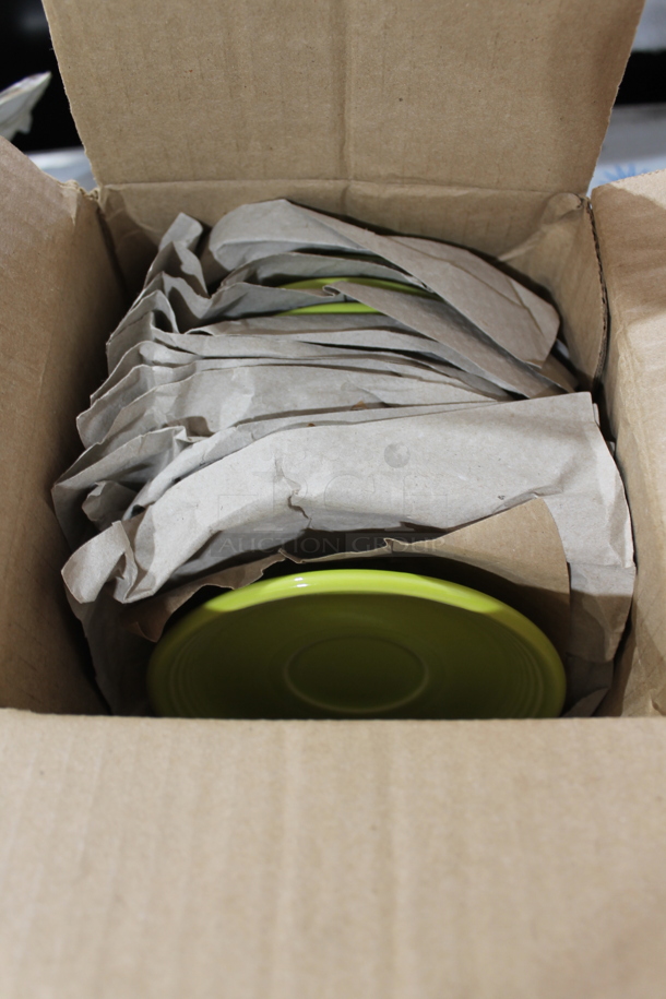 Box of 12 BRAND NEW! Fiesta 470332 Lemongrass 5-7/8" Saucers. - Image 4 of 5