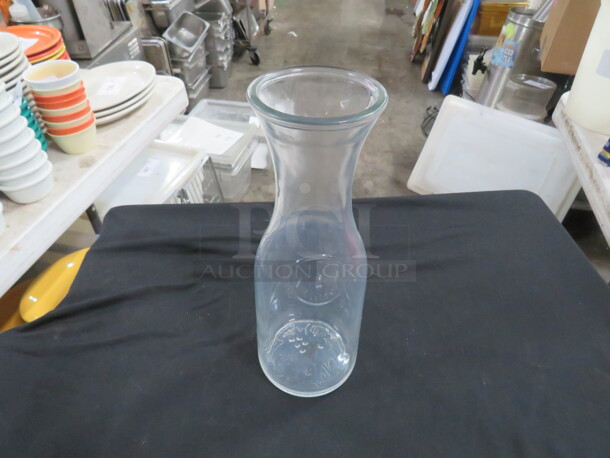 1 Liter Glass Carafe. 7XBID - Image 1 of 1