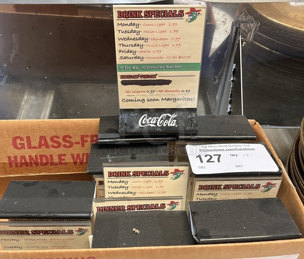 Food/drink Special Table Advertisers - Image 1 of 1