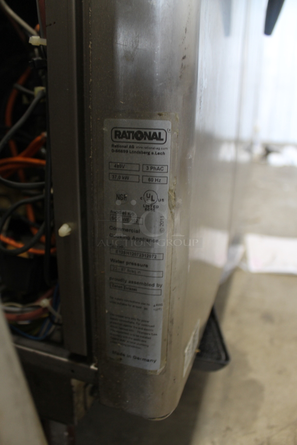 2 2012 Rational Stainless Steel Commercial Combitherm Self Cooking Center Convection Ovens on Commercial Casters. Top Model: SCC WE 62. Bottom Model: SCC WE 102. 480 Volts, 3 Phase. 2 Times Your Bid! - Image 7 of 7