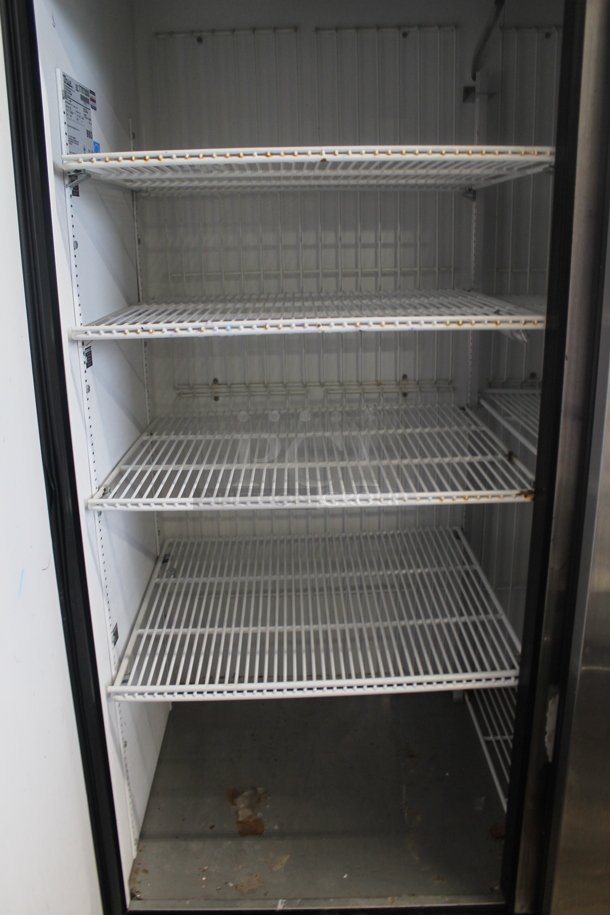 2013 True T-49F ENERGY STAR Stainless Steel Commercial 2 Door Reach In Freezer w/ Poly Coated Racks on Commercial Casters. 115 Volts, 1 Phase. Tested and Working! - Image 5 of 7