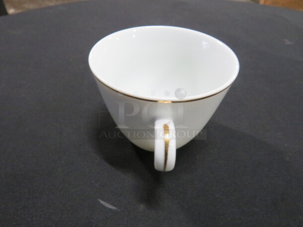 NEW Wittur Gold Rim China Cup. 6XBID - Image 2 of 2