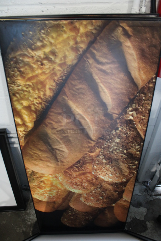 4 Signs; Salad, 2 Bread Loaves and Onions. 23x1x50. 4 Times Your Bid! - Image 2 of 4