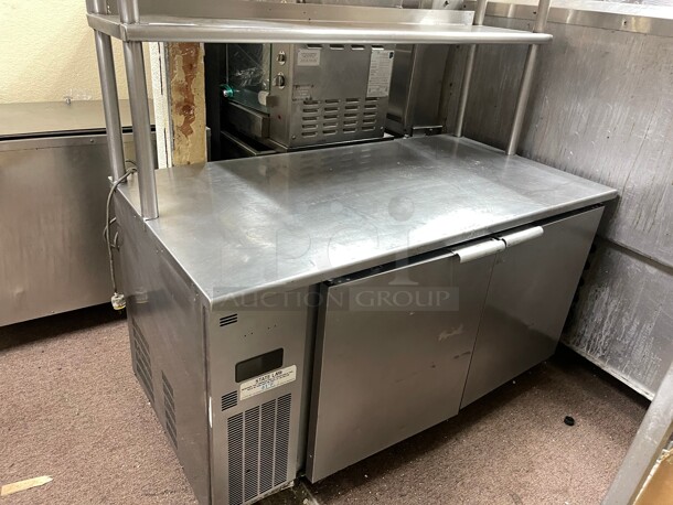 Cold Tech Commercial Prep Sandwich Refrigerated Table NSF 115 Volt With Over Shelve  - Image 3 of 10