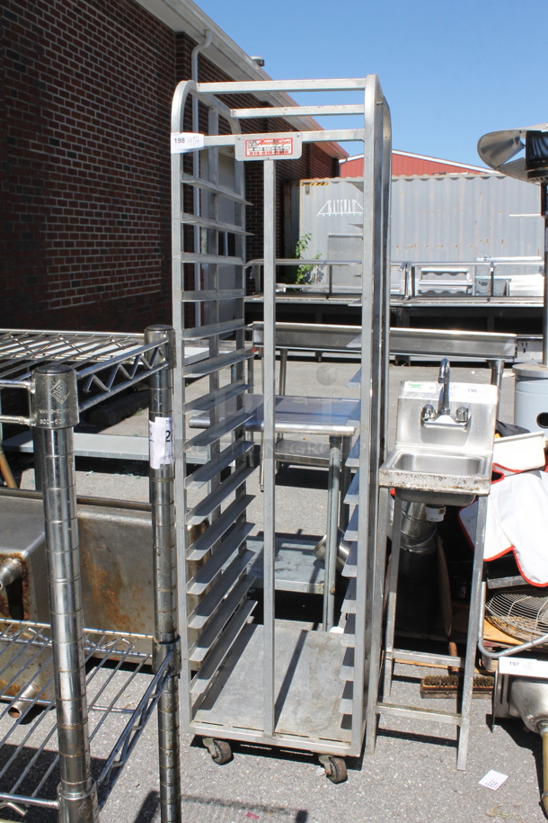 Metal Commercial Pan Transport Rack on Commercial Casters. - Image 1 of 2