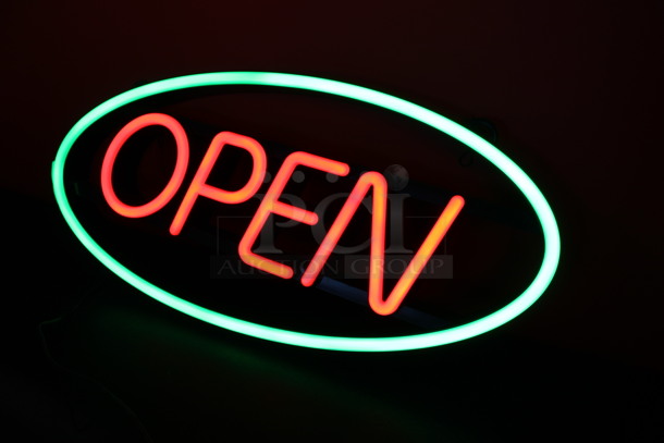 Open Light Up Sign. 27x2.5x13. Tested and Working! - Image 2 of 6
