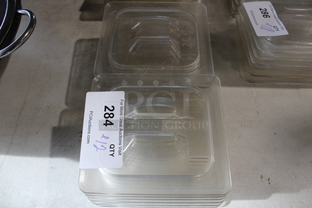 ALL ONE MONEY! Lot of 12 Cambro Clear Poly 1/6 Size Drop In Bins! - Image 3 of 3