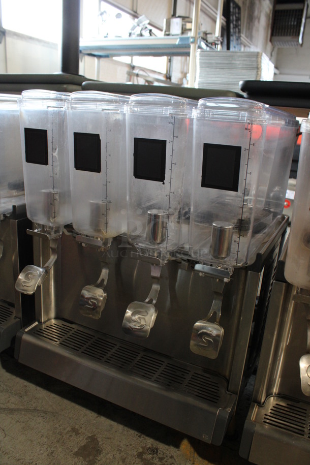 2018 Crathco Model CS-4E/2D/3D-16 Stainless Steel Commercial Countertop 4 Hopper Refrigerated Drink Machine. 120 Volts, 1 Phase. 21x18x28. Tested and Working! - Image 5 of 8
