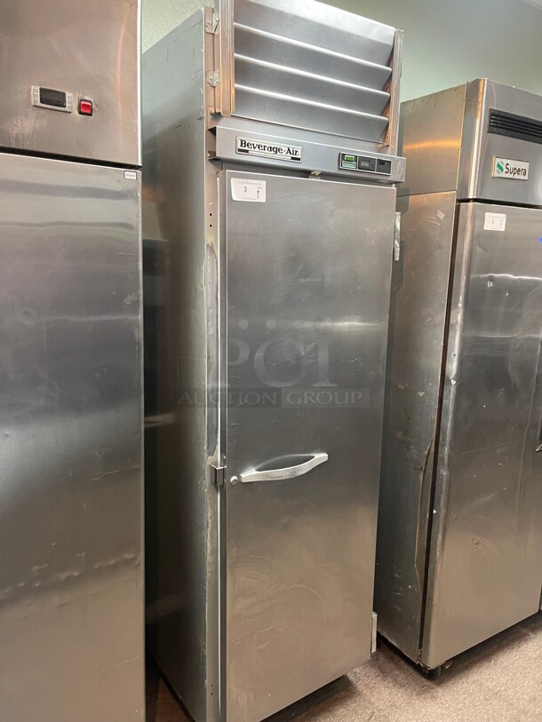 Working! Beverage Air 26 inch One Section Reach In Freezer, (1) Solid Door, 120v NSF Tested and Working! - Image 5 of 5
