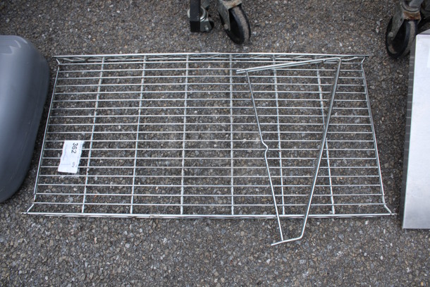 Chrome Finish Rack w/ Bracket. 36x18x1.5