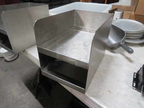 One Stainless Steel Holder/Organizer. 8X12X9 - Image 1 of 2