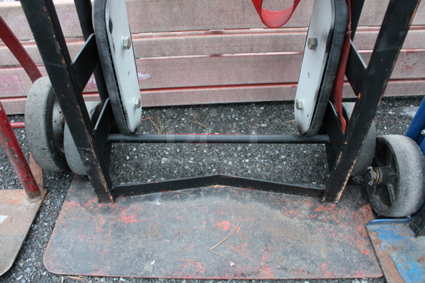 Black Metal Furniture Dolly Appliance Cart. 24x14x58 - Image 5 of 5
