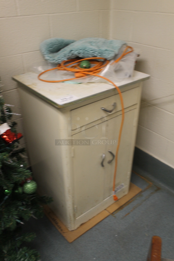 ALL ONE MONEY! Lot of Chair, Extension Cord and Wood Cabinet. - Image 3 of 6