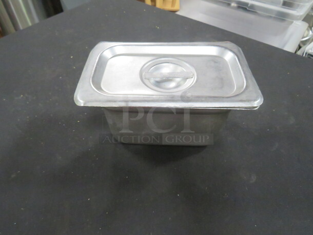 1/9 Size 4 Inch Deep  Hotel Pan With Lid. 10XBID - Image 1 of 1