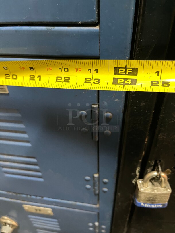 Commercial Employee Lockers Three-Wide Double-Tier School Lockers w/ Slope Top & Locks  - Image 4 of 6