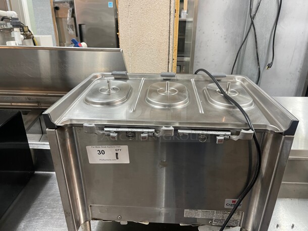 Working! Crathco CS-3L-16 Refrigerated Commercial Drink Dispenser w/ (3) 4 3/4 gal Bowls, Pre Mix, 120v - Image 3 of 10