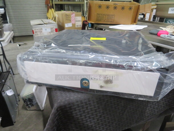 One NEW Harbor Touch Cash Drawer With Key. - Image 1 of 2