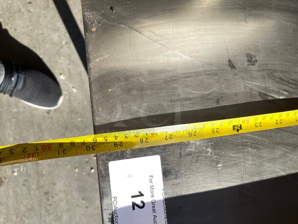 Clean! Commercial Heavy Duty Stainless Steel 60 inch Equipment Stand NSF Great For Any Grill Burner or Griddle  - Image 9 of 10