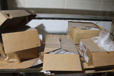 ALL ONE MONEY! TWO PALLET LOT Including Poly Lids and Containers. BUYER MUST REMOVE.