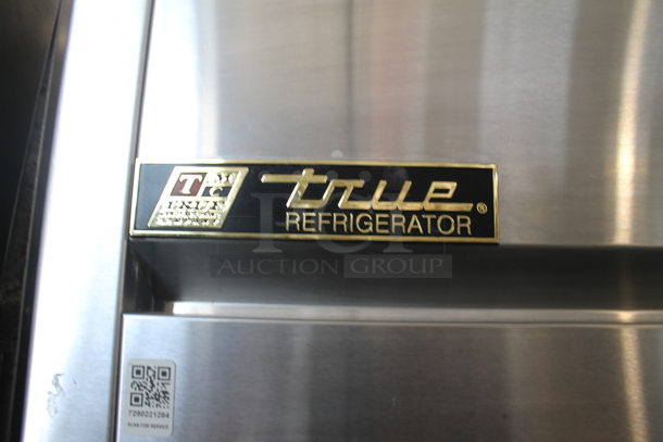 2014 True TG2R-2S ENERGY STAR Stainless Steel Commercial 2 Door Reach In Cooler w/ Poly Coated Racks on Commercial Casters. 115 Volts, 1 Phase. Tested and Working! - Image 3 of 11