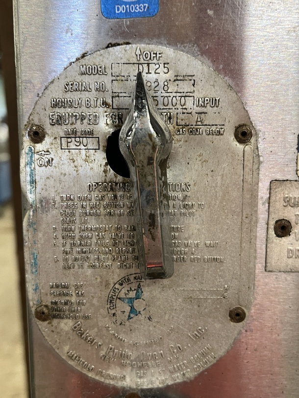 Bakers Pride Pizza Oven (NEW Stones)Tested & Working! - Image 2 of 5