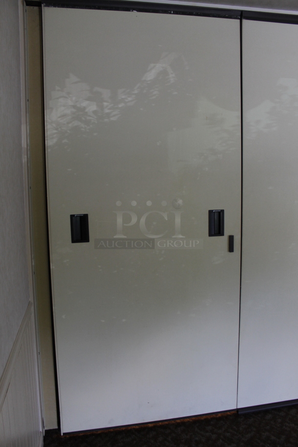 ALL ONE MONEY! Lot of Folding Partition Walls. BUYER MUST REMOVE. (room divider) - Image 4 of 5