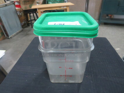 4 Quart Food Storage Container With Lid. 2XBID