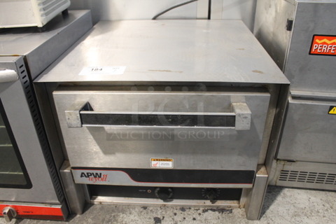 APW Wyott CDO-17 Stainless Steel Commercial Countertop Electric Powered Single Deck Oven. 120 Volts, 1 Phase. Tested and Working!